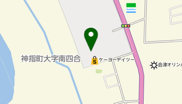DCM会津若松店の地図画像