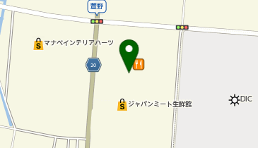 ブルースカイランドリージョイフル本田千代田店の地図画像