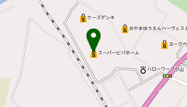 ギアーズジャム小山ゆうえんハーヴェストウォーク店の地図画像