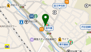 並木橋なかむらの地図画像