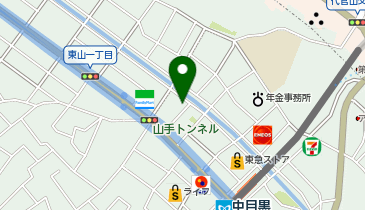 グリローズ(grirose)nakameguroの地図画像
