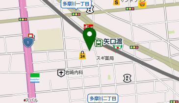 フィールド薬局矢口渡店の地図画像