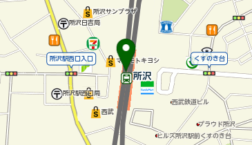 中央軒煎餅グランエミオ所沢店の地図画像