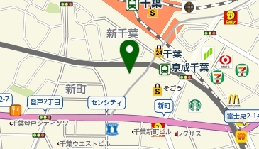 日本料理和か葉の地図画像
