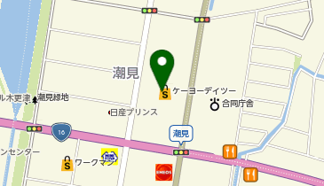 DCM木更津潮見店の地図画像