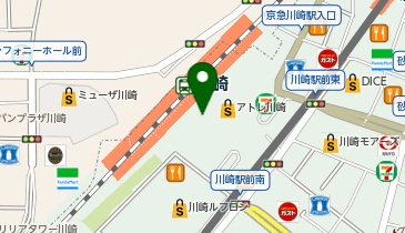 オルビスアトレ川崎店の地図画像