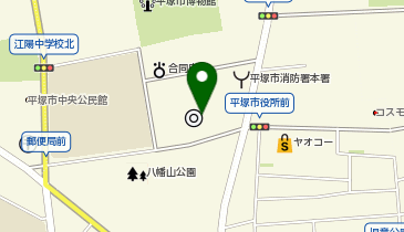 平塚市博物館市史編さん担当の地図画像