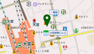 PizzaFestaの地図画像