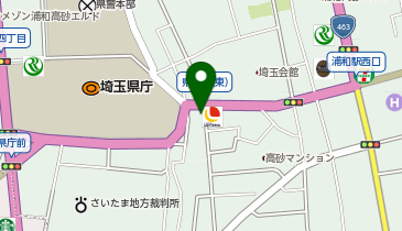 アジアンレストランハルカ県庁前店の地図画像