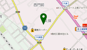 旭化成ホームズ株式会社上尾展示場の地図画像