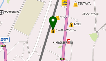 DCM秩父店の地図画像