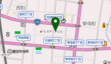 ムスタングタカリ豊田店の地図画像