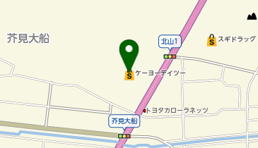 DCM芥見店の地図画像