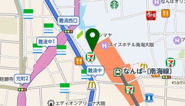 フランクミュラー大阪高島屋の地図画像