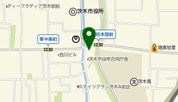 茨木市役所 建設部 下水道総務課の地図画像