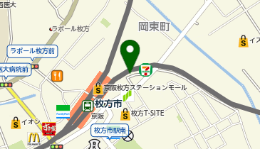MeniconMiru枚方モール店の地図画像