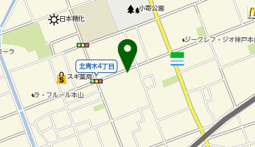 八百屋がやってるおおぎ食堂の地図画像
