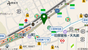 ローランドビューティラウンジ三宮店の地図画像