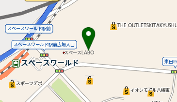 オーロラアウトレットの地図画像