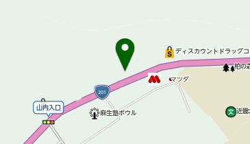 LUNON柏の森店の地図画像