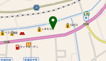 メモリードホール江北の地図画像