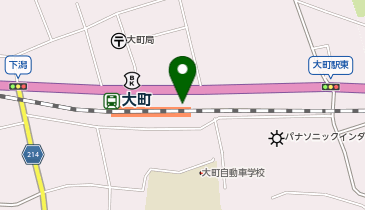 大町ふるさと館の地図画像