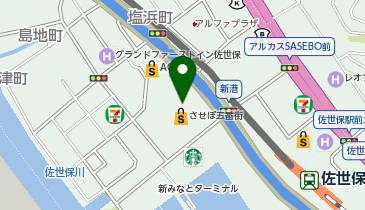タイムタイムさせぼ五番街店の地図画像