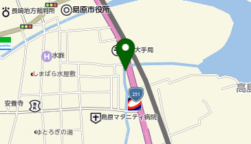 手もみ家らくなるの地図画像