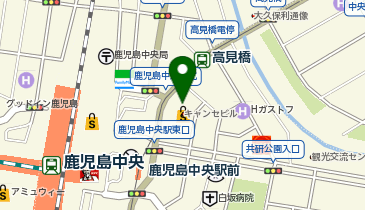 クールカレアンイオン鹿児島中央店の地図画像