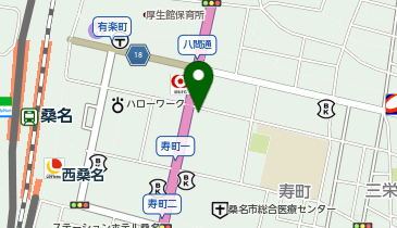 ドコモショップ 桑名店の地図画像