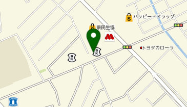 サキナビューティースペース青森の地図画像