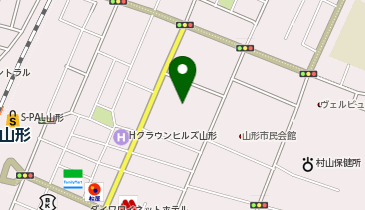 山形大学紫苑寮の地図画像