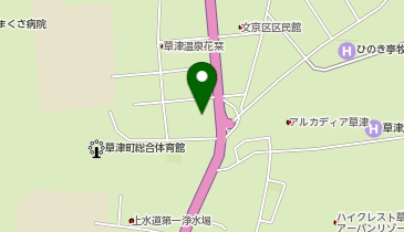 GGC草津温泉門店の地図画像
