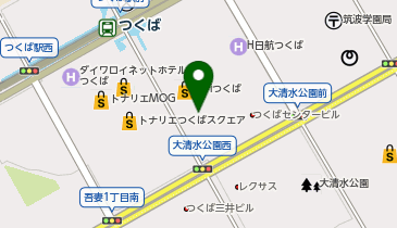 株式会社帝国データバンクつくば支店の地図画像