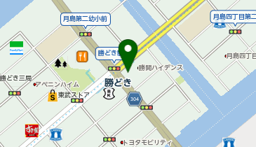 株式会社アクセア勝どき店の地図画像
