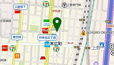 PlusOne秋葉原店の地図画像