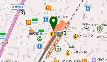 柏高島屋総合受付の地図画像