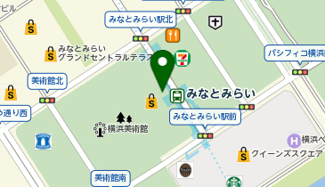 ミニマルマークイズみなとみらい店の地図画像