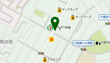 白光舎六高台営業所の地図画像