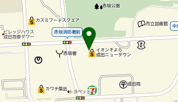 ペットプラザそよら成田ニュータウン店の地図画像