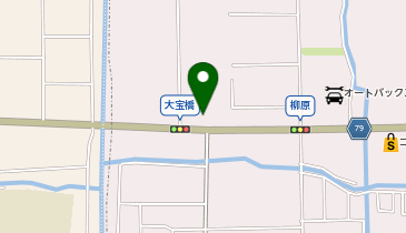 ゴーナナタイヤワークス大治店の地図画像