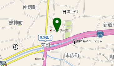 スナックあしべの地図画像