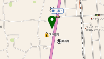 むさしの森珈琲東浦の地図画像