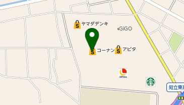 ペットプラザ知立店の地図画像