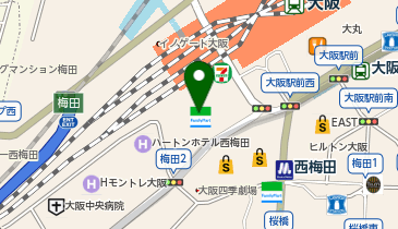 ヒルトンプラザ ヒルトンプラザイースト フォクシーの地図画像