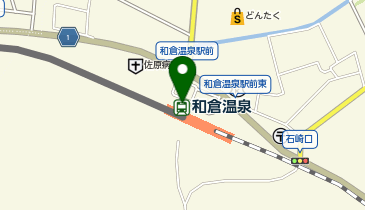 和倉温泉観光案内所の地図画像
