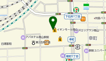 ASBeeイオンスタイル岡山店の地図画像