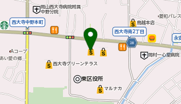 天満屋ハピータウン西大寺店 ミヤモト時計宝石メガネ店の地図画像