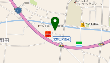 マック東温野田調剤薬局の地図画像