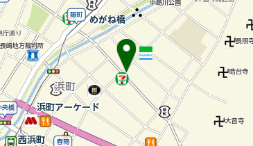 楽天モバイル長崎浜町店の地図画像